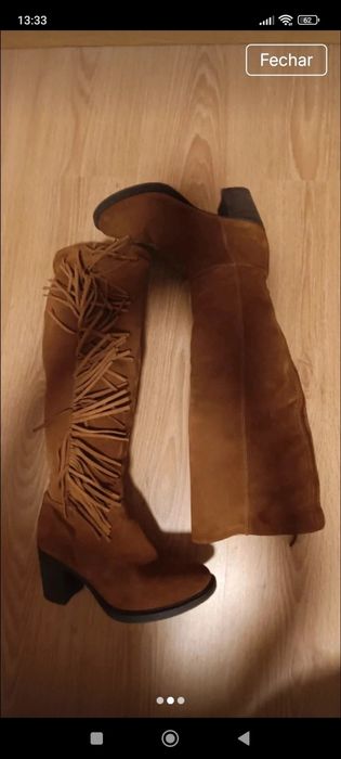 Bota Camurça camel