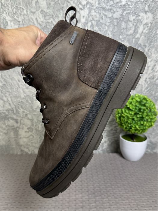 Clarks gore-tex ботинки 44 размер кожаные коричневые