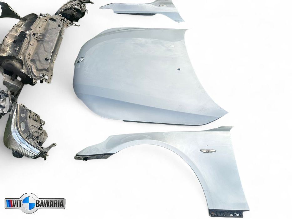 Kompletny przód/ maska/ zderzak/ błotnik/ lampy /pas BMW E60/E61