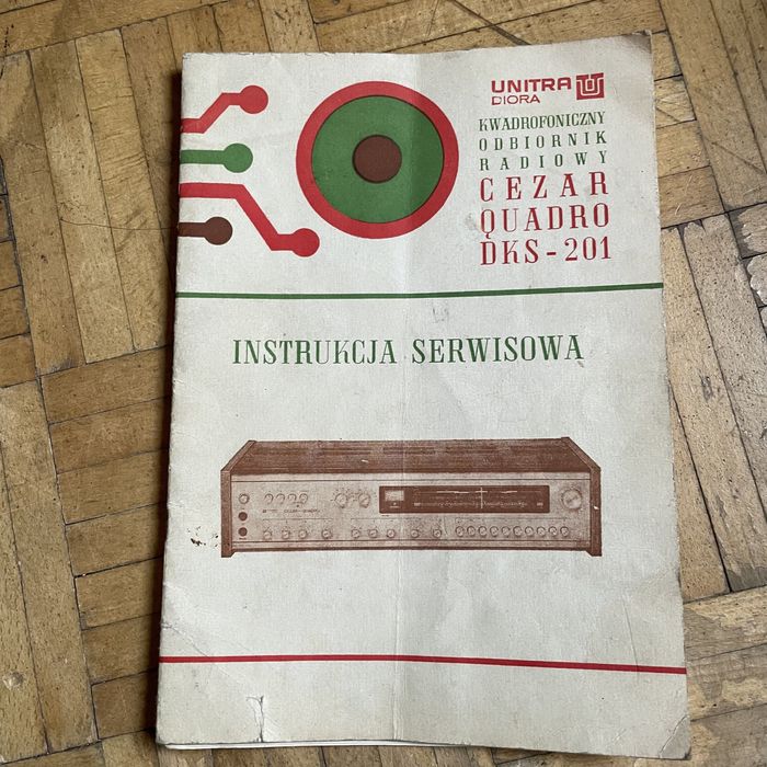 Instrukcja serwisowa unitra diora cezar quadro dks-201 stara tuner
