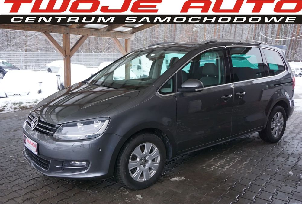 Volkswagen Sharan GWARANCJA 2.0TDi 140PS 7miejsc Nawigacja Klimatronik PDC HAK Zamiana
