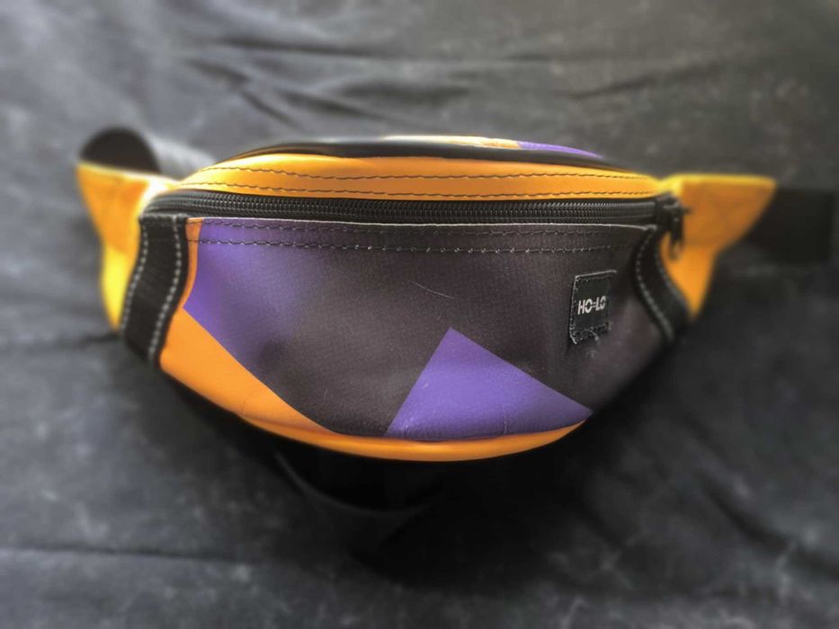 Nerka HO::LO - fiolet, czerń i mandarynka