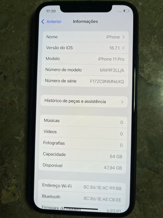 Iphone 11 pro 64 GB