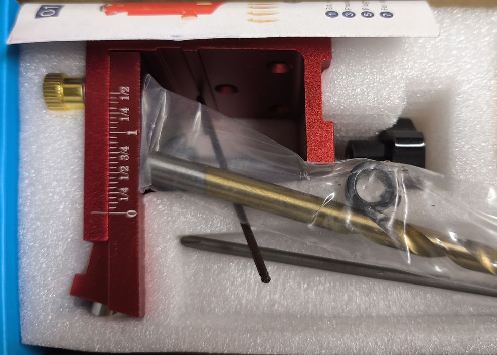 Kit Gabarito de Furação Inclinada (Pocket Hole Jig) - Novo - Marcenari