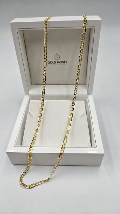 Złoty łańcuszek typu Figaro 585 GOLD MONEY