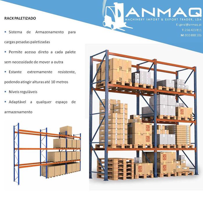 RACK MANUAL/PICKING ou RACK PALETIZADO