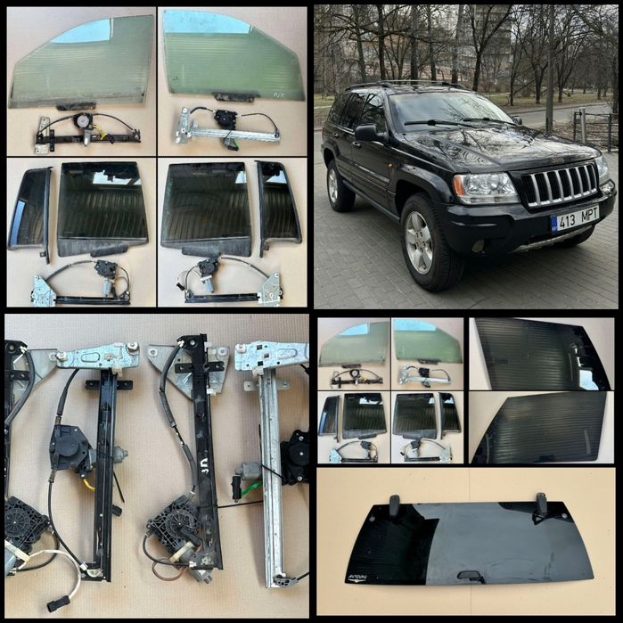 Стьокла дверей Jeep Grand Cherokee WJ 2.7 3.1 1999/2005 Розборка!!!