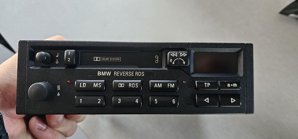 Radio bmw reverse rds e30 e34 e36 klasyk vintage retro