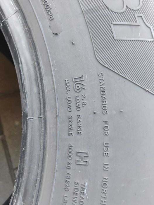 2 szt idealne 385/55R19.5 Hankook 2021 rok bieżnik 85%  bez napraw