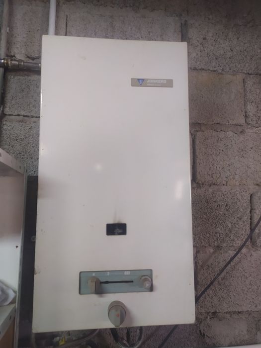 Esquentadores a funcionar