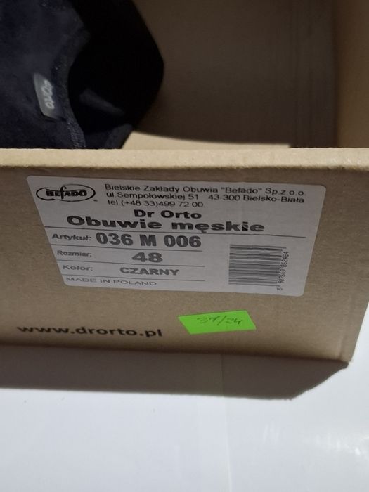 Nowe trepki buty Dr Orto 036d006 rozmiar 48