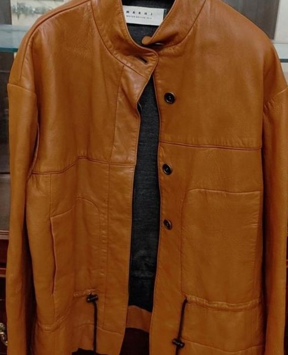 Куртка Marni оригинал новая кожа