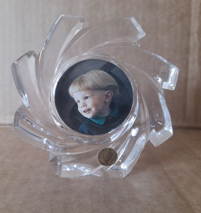 Porta fotos de cristal