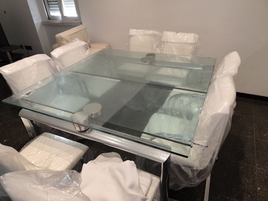 Mesa de jantar extensível