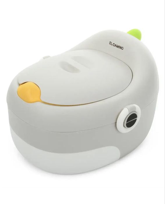 Дитячий горщик Діно дінозавр Babyhood 3в1 сірий