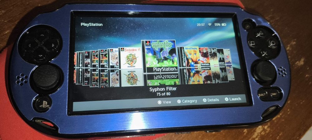 Sony ps vita com capa e cartao 512gb