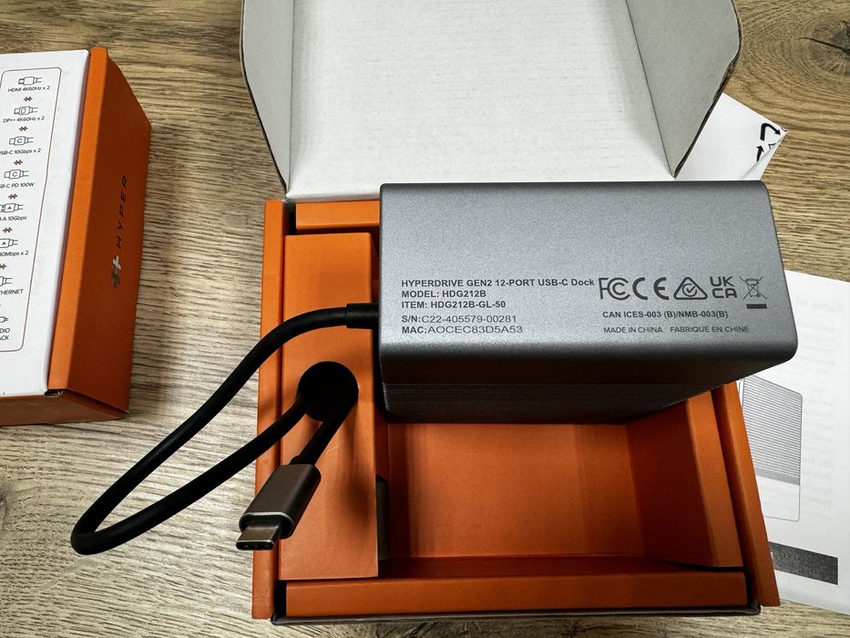 Хаб (док станція) HyperDrive 12-in-1 USB-C Hub Gen2