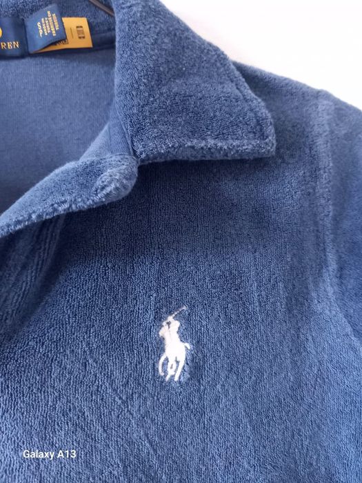 Ralph Lauren welurowy sweterek damski S