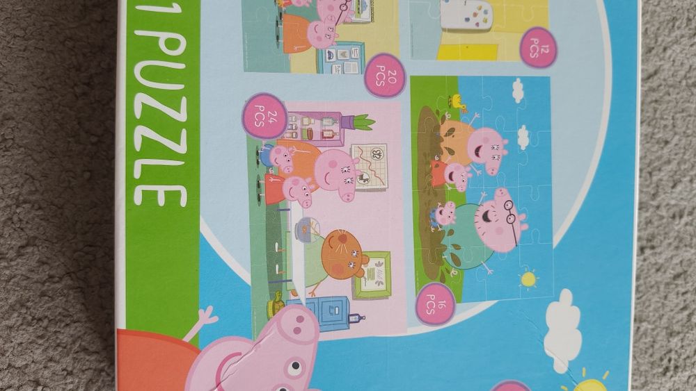 Puzzle Peppa Pig 4w1