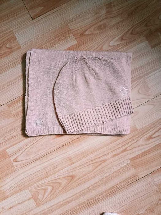 Комплект: шарф + шапка, шерсть и кашемир, tchibo