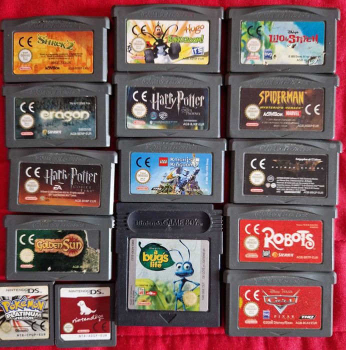 Jogos Raros de Gameboy GB GBA GBC NDS - a partir de 20€