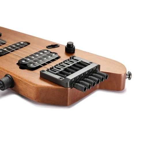 DONNER HUSH-X NATURAL gitara elektryczna + pokrowiec + akcesoria