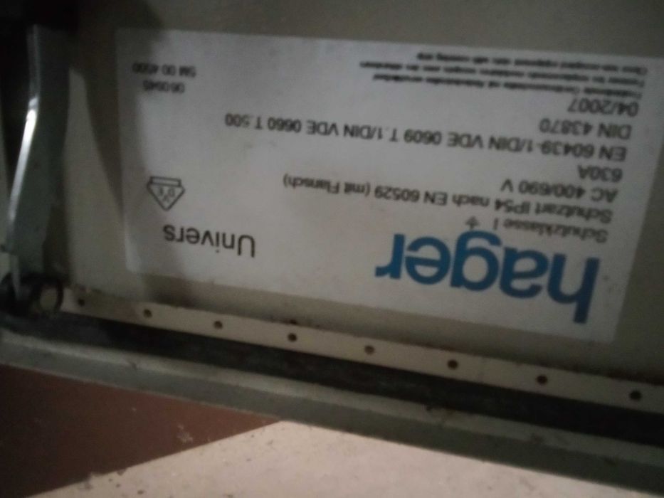 Quadro eléctrico grande