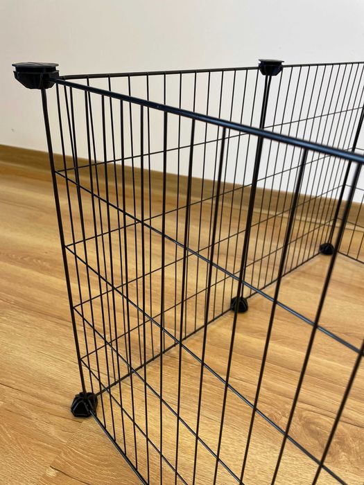 Kojec modułowy metalowy XXL | Duża zagroda wybieg dla małych zwierząt