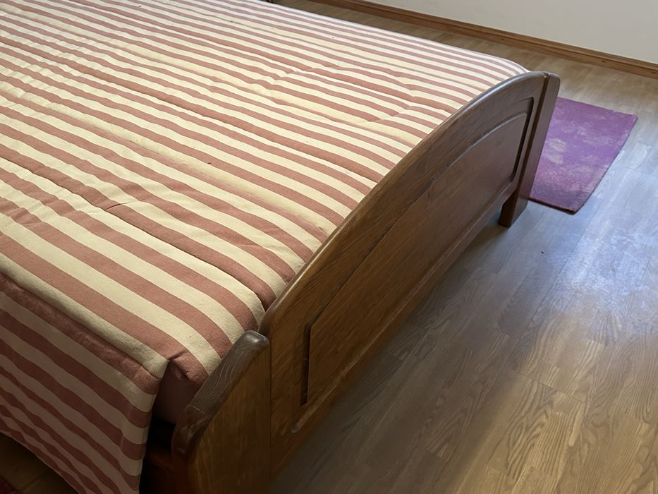 Cama de casal madeira maçica