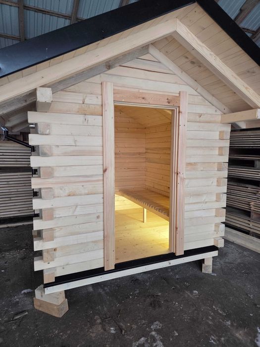 Sauna Ogrodowa z bala 2x2 m