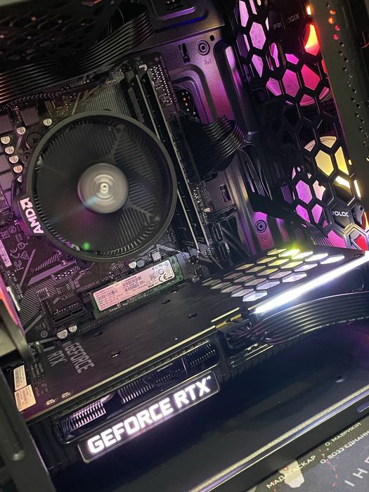 R5 5600G | RTX 3060 Ti | 16GB DDR4 | 128GB M.2 | 600W Ігровий ПК