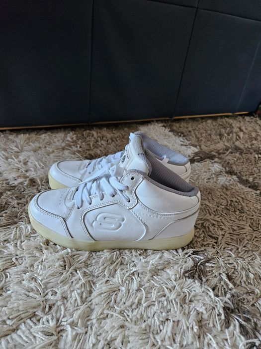 Sneakersy Skechers biale