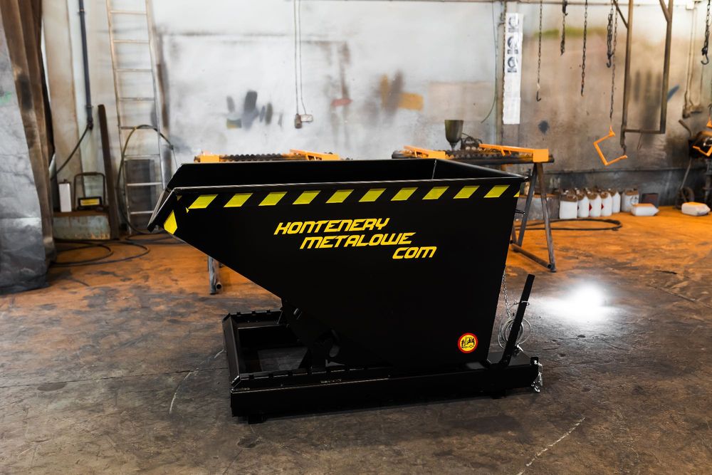 Kontener / Koleba / Kontener samowyładowczy / Kontener metalowy 900L