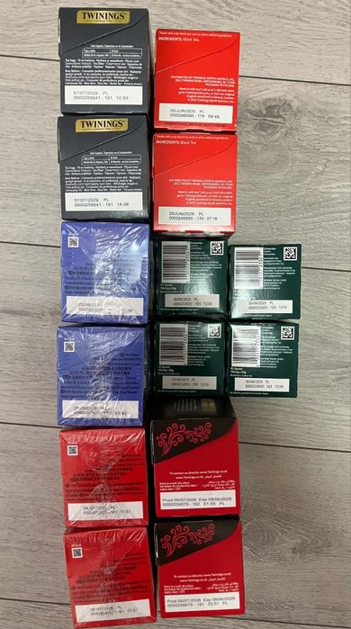 Zestaw czarnych herbat Twinings
