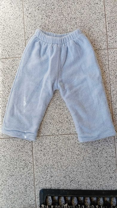 Calças duplas quentinhas 6 meses