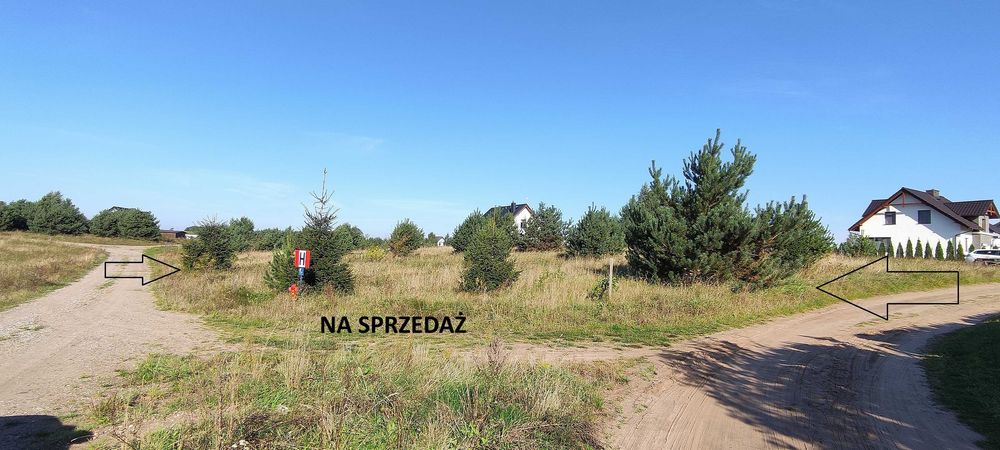 Działka bud. Nowe Polaszki 3200 m2 blisko jezior