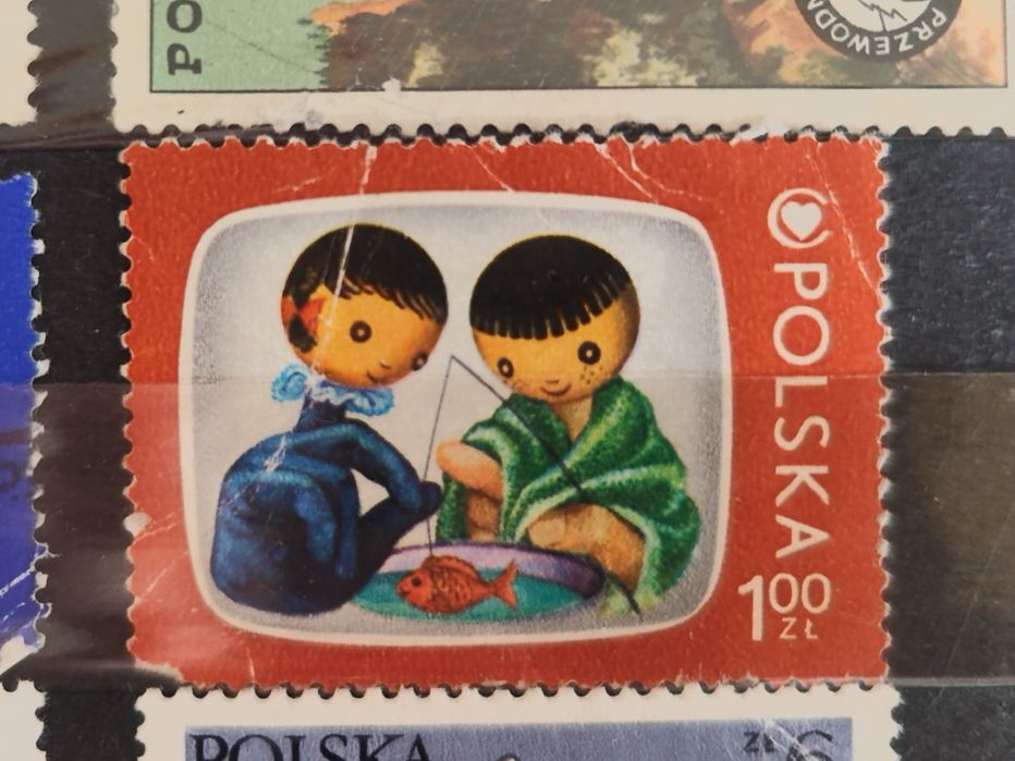 Znaczek pocztowy Jacek i Agatka