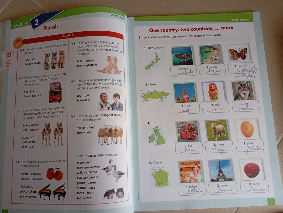 Fichas de inglês _ livro de apoio