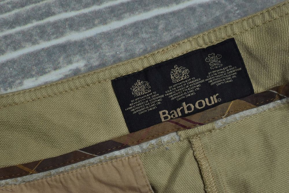Barbour Beżowe Spodnie Damskie Bryczesy 40