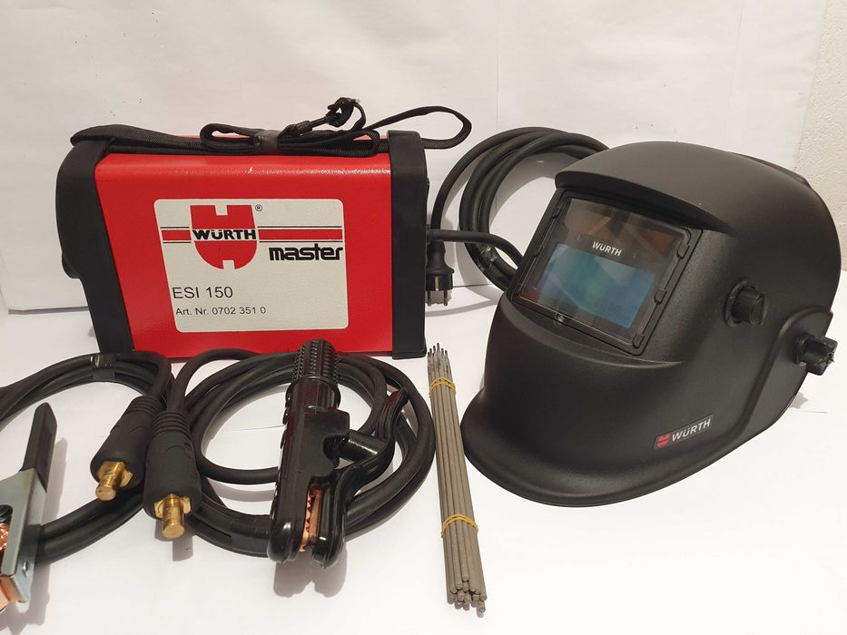 Spawarka inwertorowa WURTH MASTER ESI-150 Super stan+maska +elektrody