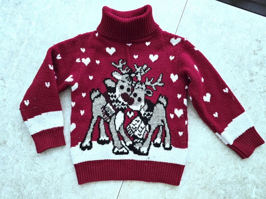 Новорічний светр на 3-4 роки