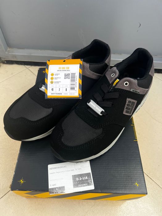 Sapato de segurança preto S3 T40 Toworkfor Urban