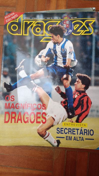 Revistas antigas Dragões 1994