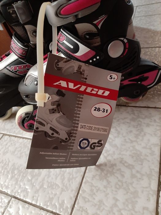 Patins em linha novos