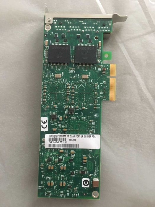Karta Intel pro/1000 PT quad port lp 4x 1Gbit - GIGABIT ETHERNET