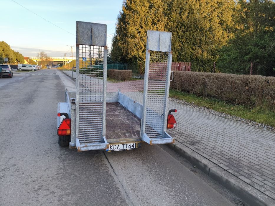 DMC 2600 kg. Mocna przyczepa pod minikoparkę