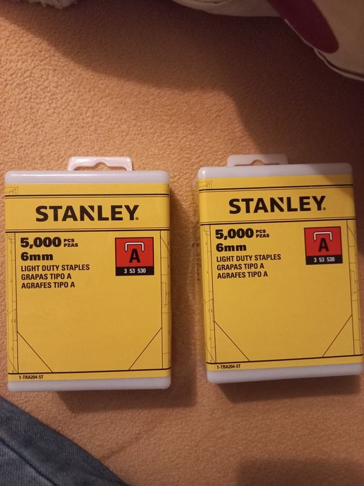 Zszywacze Zszywka Zszywki A 6mm/1/4" LD 9900szt Typ A 5/53/530 Stanley