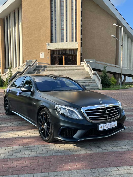 Auto Samochód do Ślubu - MERCEDES S 6.3 AMG - Częstochowa - cały śląsk