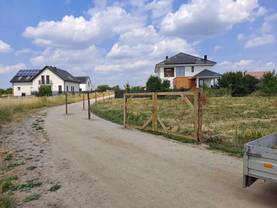 Ogrodzenie budowlane tymczasowe leśne