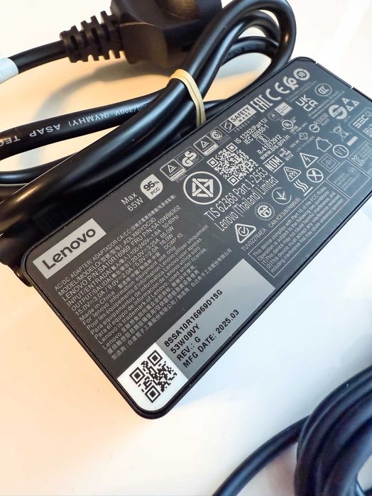 Zasilacz Lenovo ADLX65YDC3D Original USB-C 65W